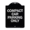 Signmission Designer Series-Compact Car Parking Black & Silver Heavy-Gauge Aluminum, 24" x 18", BS-1824-9857 A-DES-BS-1824-9857 - alternate 1